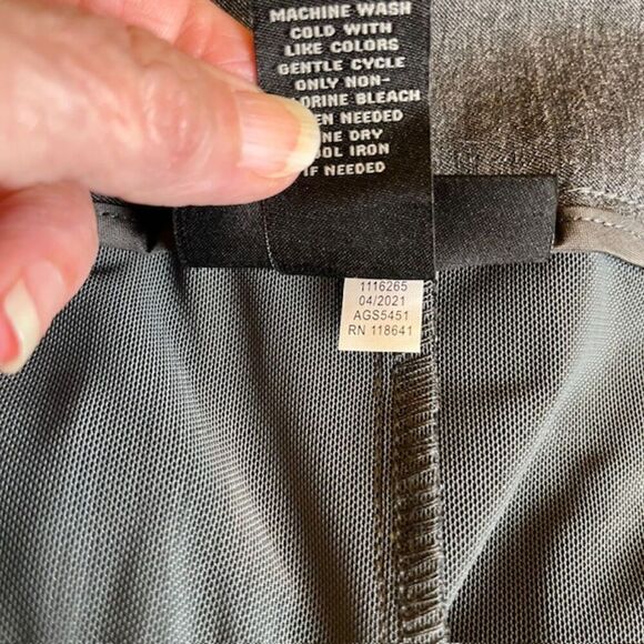 NWT Lane Bryant Comfort Stretch Gray Trousers Dress Pants Women's Size 28 - Picture 8 of 9